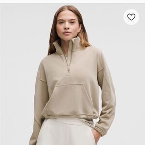 Lululemon Brushed Softstreme Half Zip